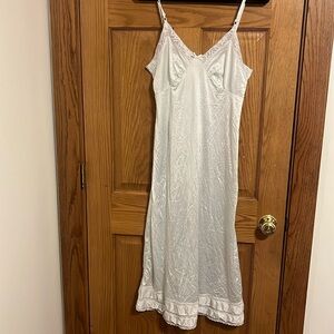 Long white Adonna slip dress